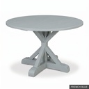 [EUR: Scar-48] Scarbrough Dining Table - 48"  / French Blue