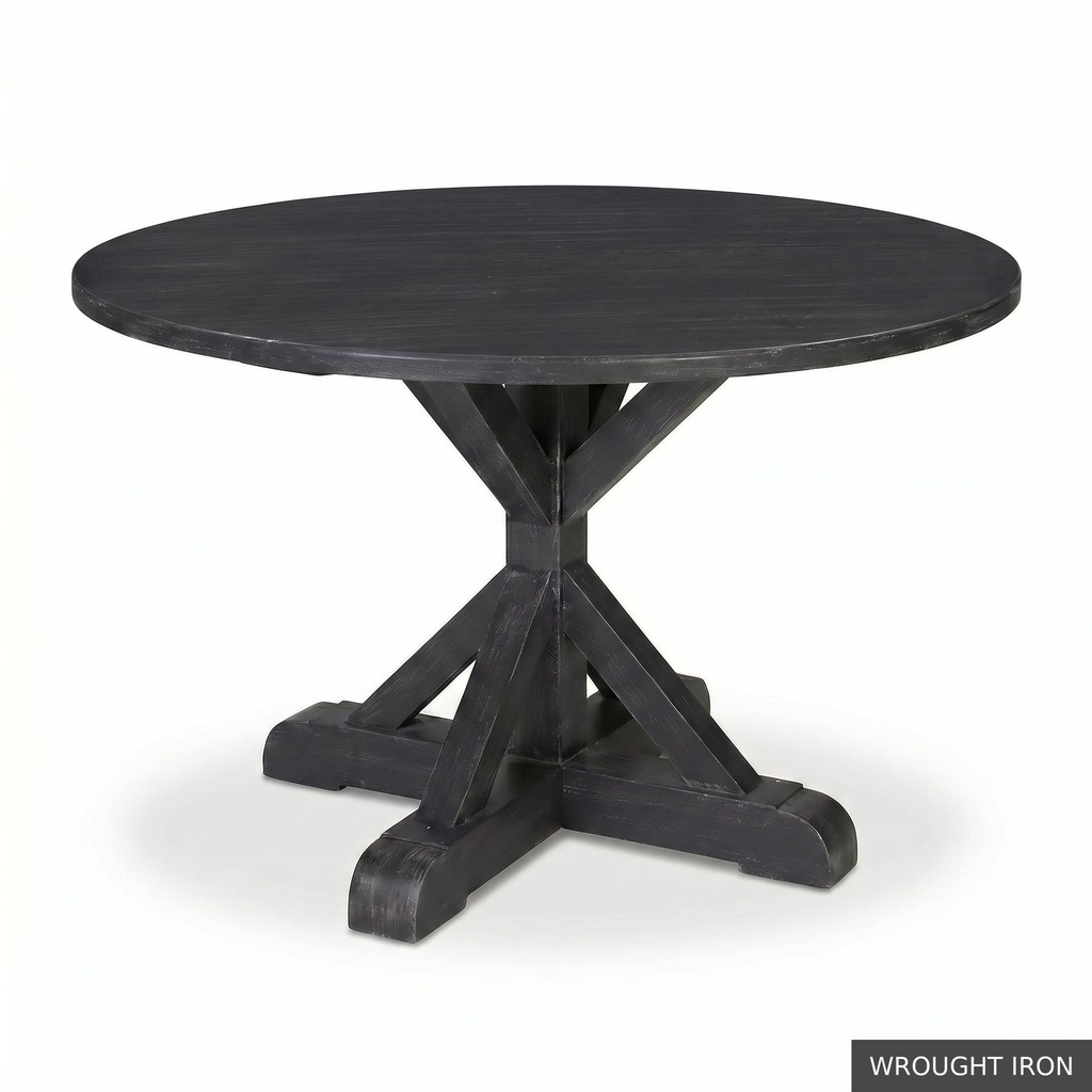 [EUR: Scar-48] Scarbrough Dining Table - 48"  / Wrought Iron