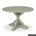 [EUR: Scar-54] Scarbrough Dining Table - 54"   / Blue Lagoon