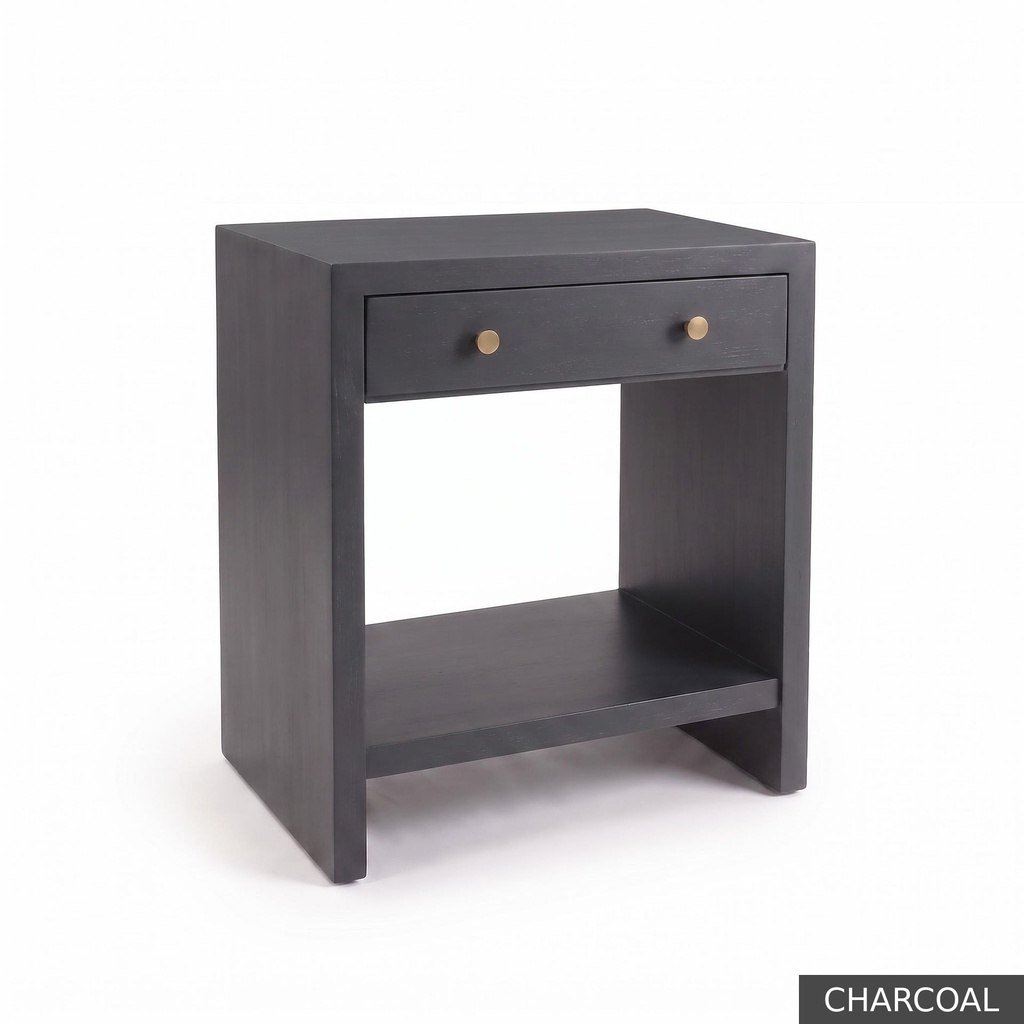 Magnolia Side Table / Charcoal