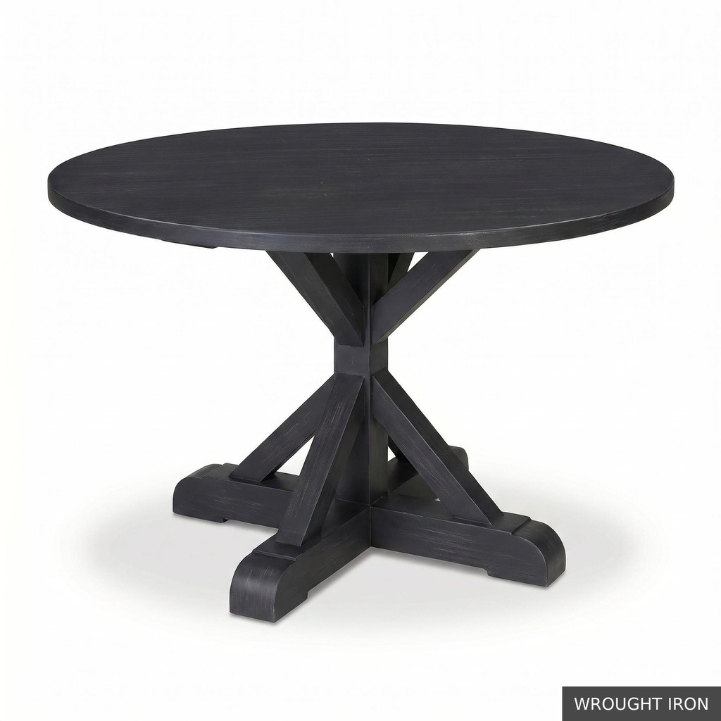 [EUR: Scar-54] Scarbrough Dining Table - 54"   / Wrought Iron
