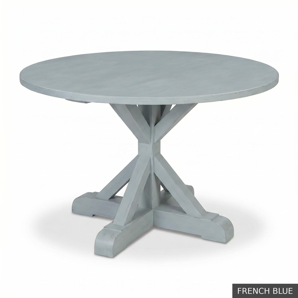 [EUR: Scar-54] Scarbrough Dining Table - 54"   / French Blue
