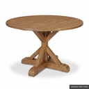 [EUR: Scar-54] Scarbrough Dining Table - 54"   / Antique Pine Stain