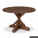 [EUR: Scar-54] Scarbrough Dining Table - 54"   / French Stain ( Standard )