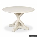 [EUR: Scar-60] Scarbrough Dining Table - 60"   / Shell White