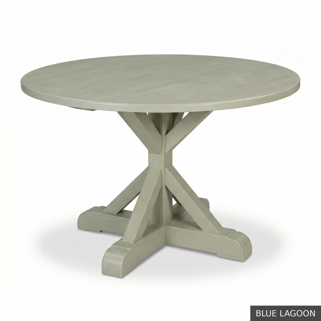 [EUR: Scar-60] Scarbrough Dining Table - 60"   / Blue Lagoon