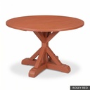 [EUR: Scar-60] Scarbrough Dining Table - 60"   / Rosey Red