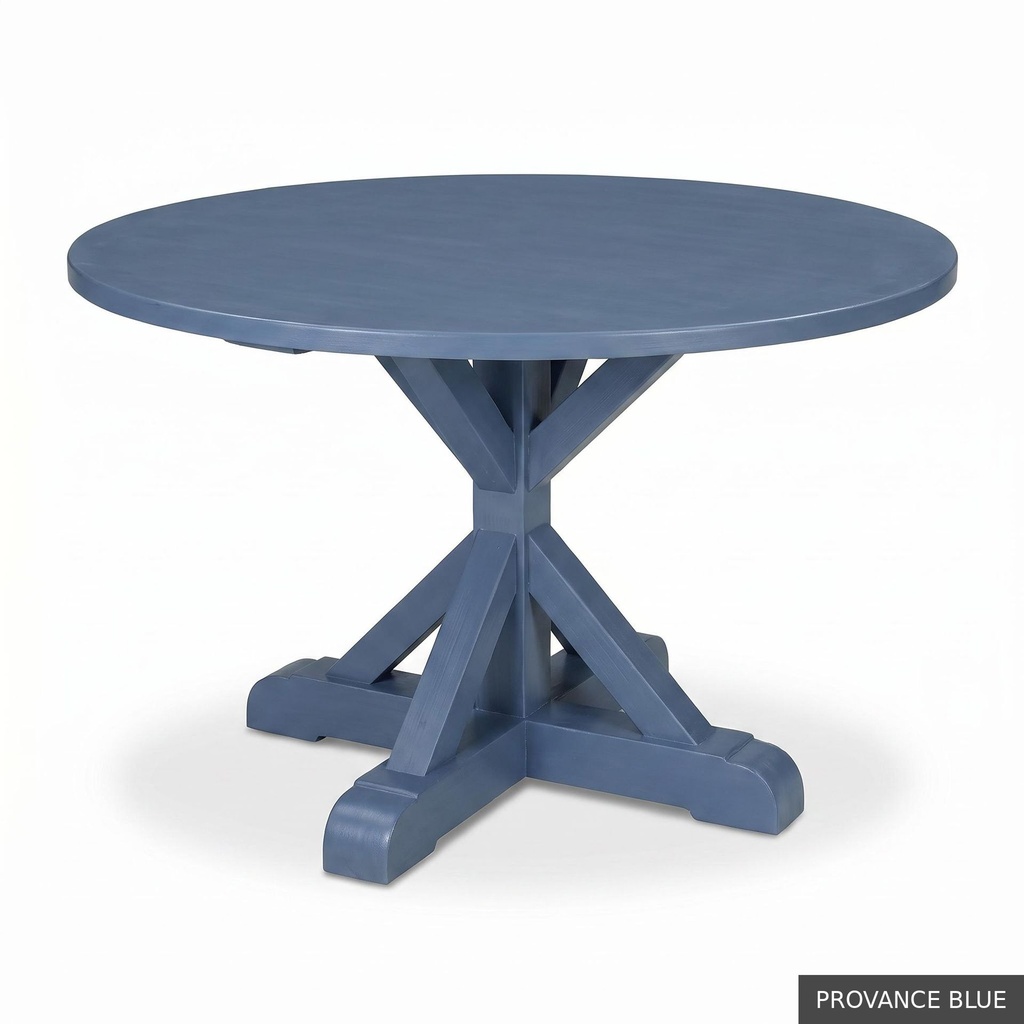 [EUR: Scar-60] Scarbrough Dining Table - 60"   / Provance Blue