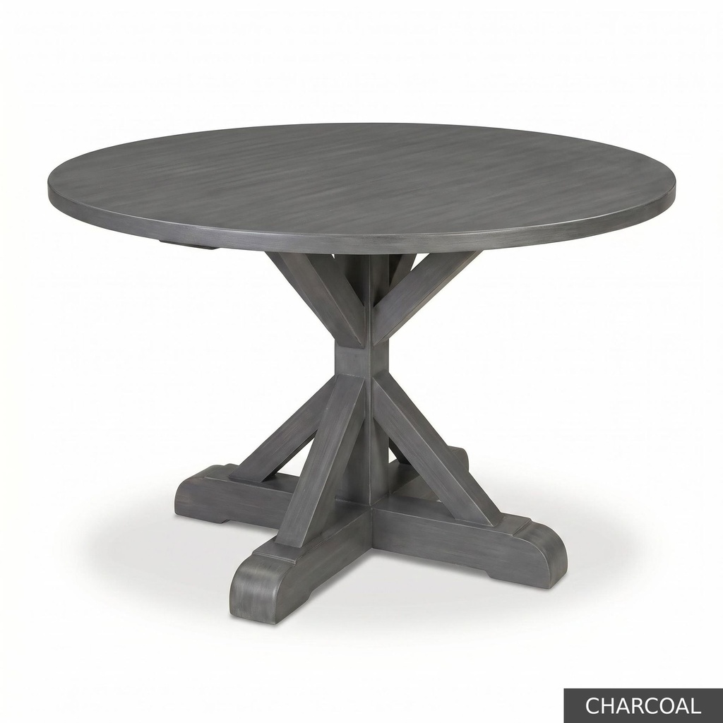 [EUR: Scar-60] Scarbrough Dining Table - 60"   / Charcoal