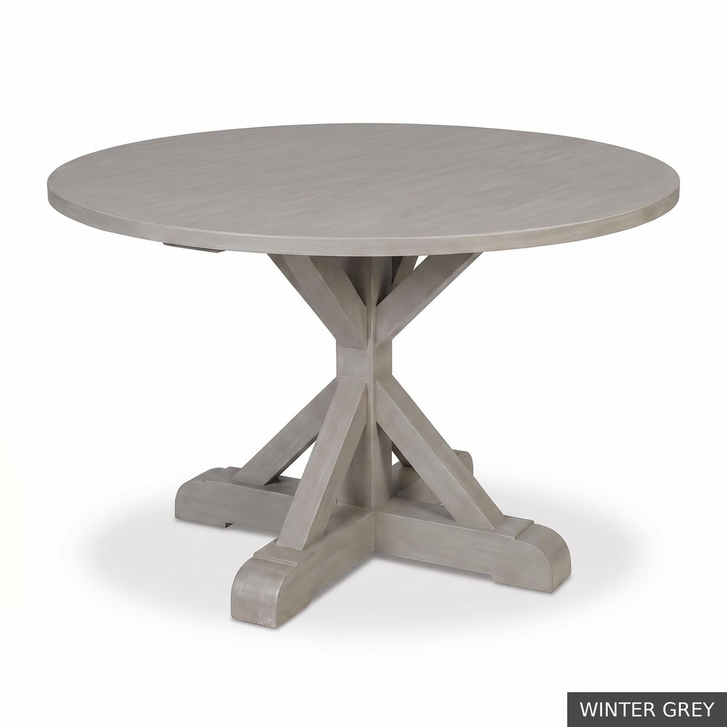 [EUR: Scar-72] Scarbrough Dining Table - 72"  / Winter Grey