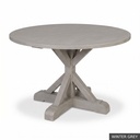 [EUR: Scar-72] Scarbrough Dining Table - 72"  / Winter Grey