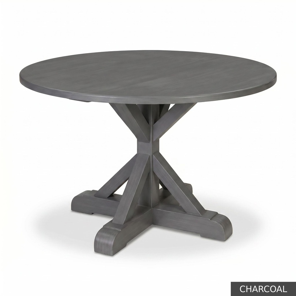 [EUR: Scar-72] Scarbrough Dining Table - 72"  / Charcoal
