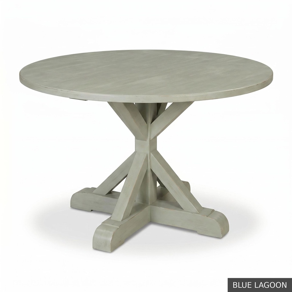 [EUR: Scar-72] Scarbrough Dining Table - 72"  / Blue Lagoon