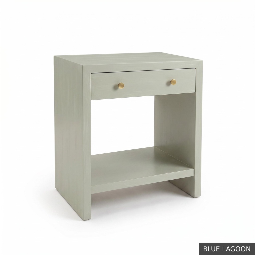 Magnolia Side Table / Blue Lagoon