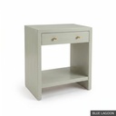 Magnolia Side Table / Blue Lagoon