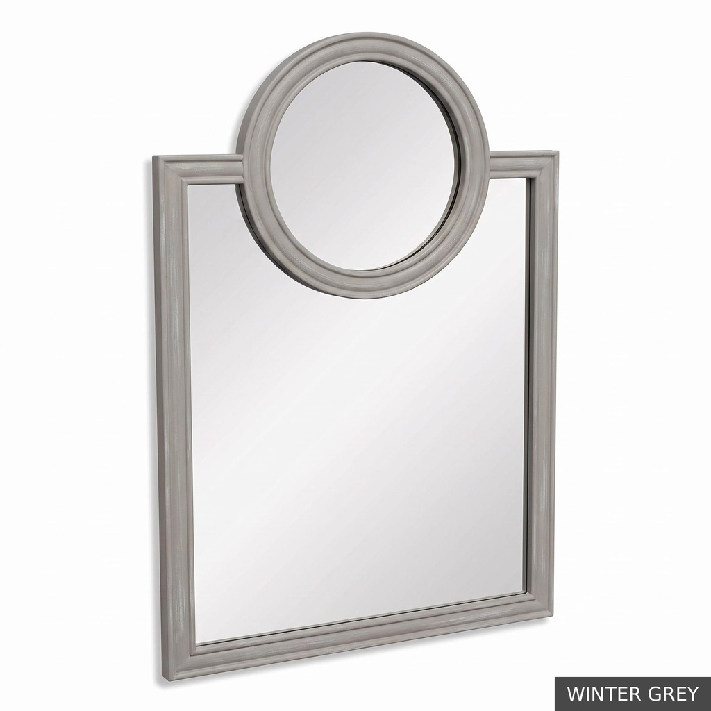 Petite Oliver Mirror / Winter Grey