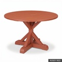[EUR: Scar-72] Scarbrough Dining Table - 72"  / Rosey Red