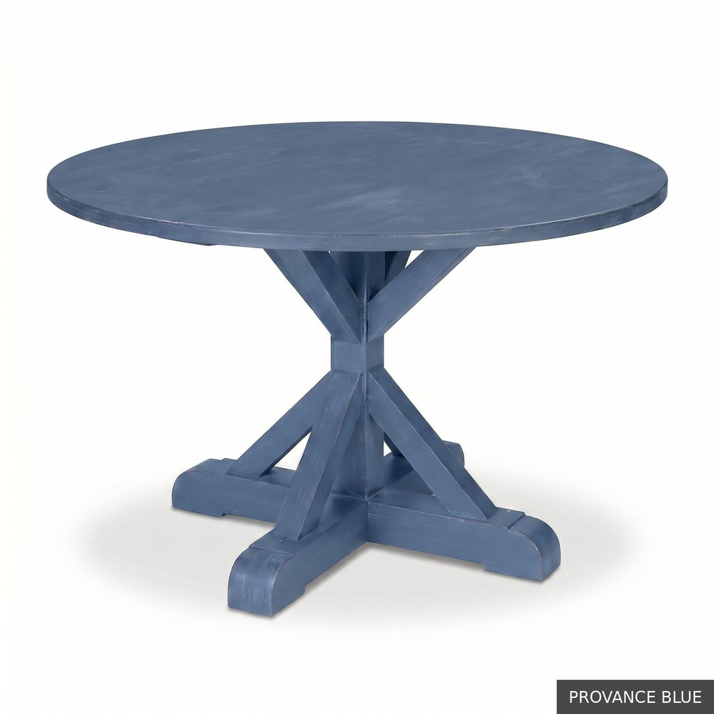 [EUR: Scar-72] Scarbrough Dining Table - 72"  / Provance Blue