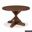 [EUR: Scar-72] Scarbrough Dining Table - 72"  / French Stain ( Standard )