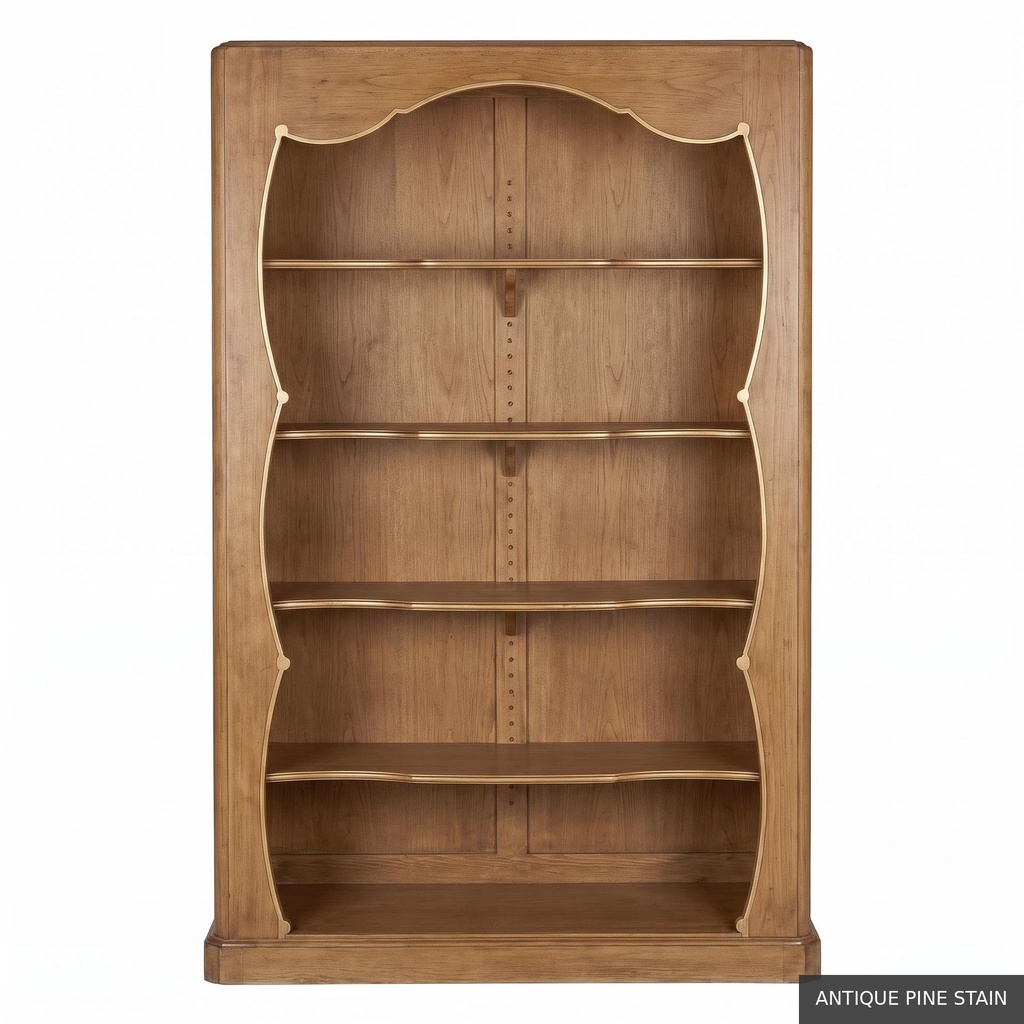 [EUR: Louv] Louvre Display   / Antique Pine Stain + Gold