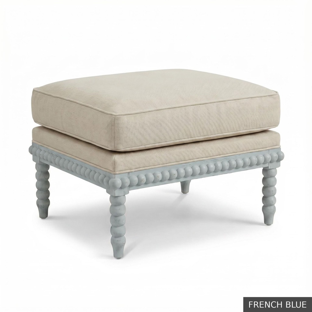 [LOFT: RutlO] Rutledge Ottoman   / French Blue