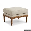 [LOFT: RutlO] Rutledge Ottoman   / Antique Pine Stain