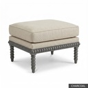 [LOFT: RutlO] Rutledge Ottoman   / Charcoal