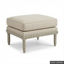 [LOFT: RutlO] Rutledge Ottoman   / Blue Lagoon