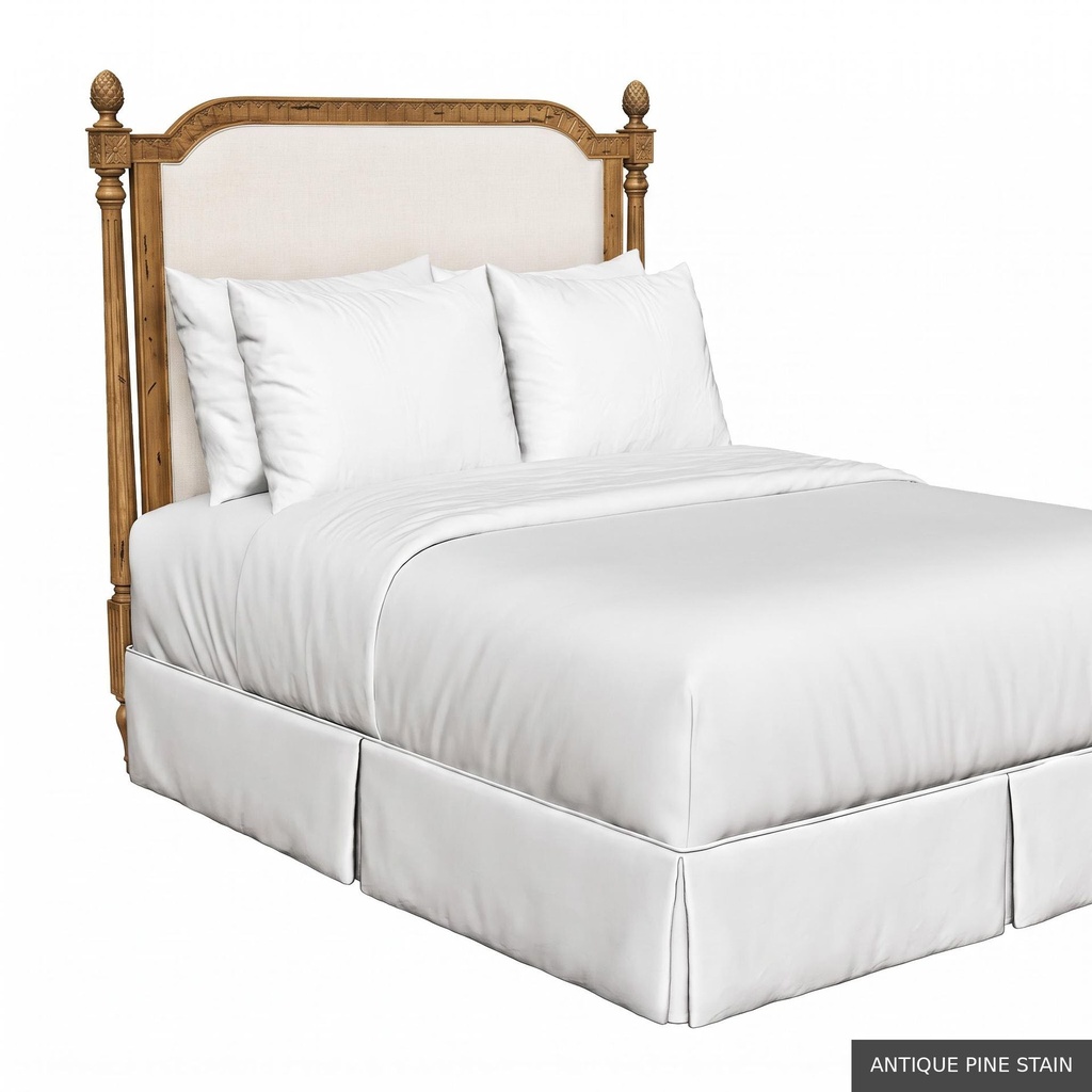 [EUR: TiffKHB] Tiffany - King Headboard   / Antique Pine Stain