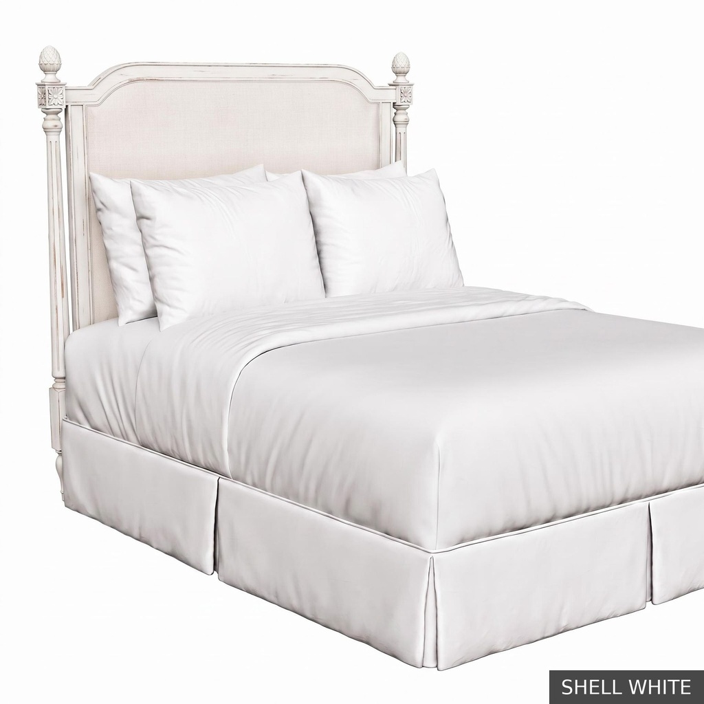 [EUR: TiffKHB] Tiffany - King Headboard   / Shell White