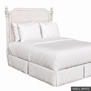 [EUR: TiffKHB] Tiffany - King Headboard   / Shell White