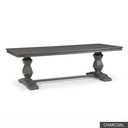 [EUR: Trou-84] Troup Dining Table - 84"    / Charcoal