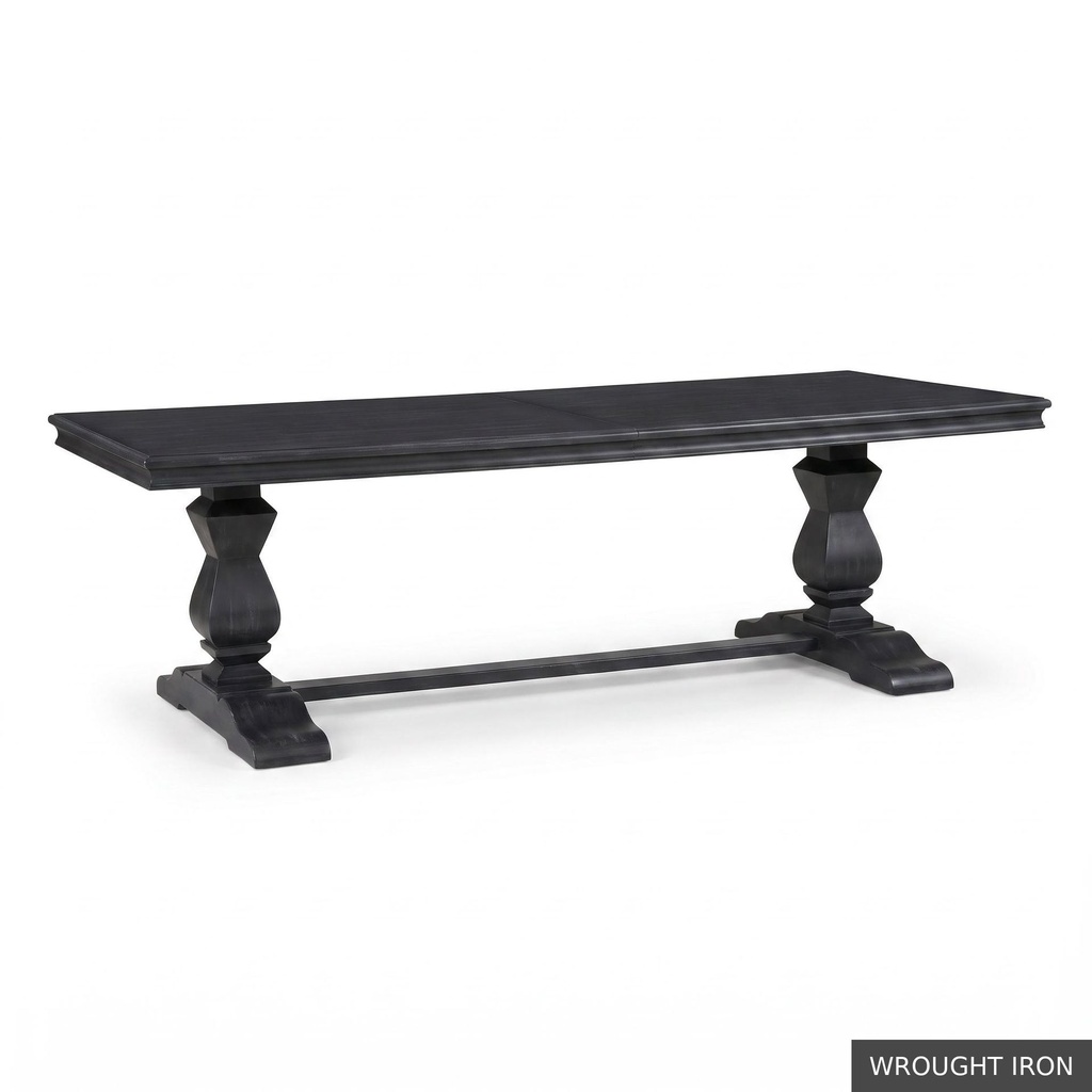 [EUR: Trou-84] Troup Dining Table - 84"    / Wrought Iron
