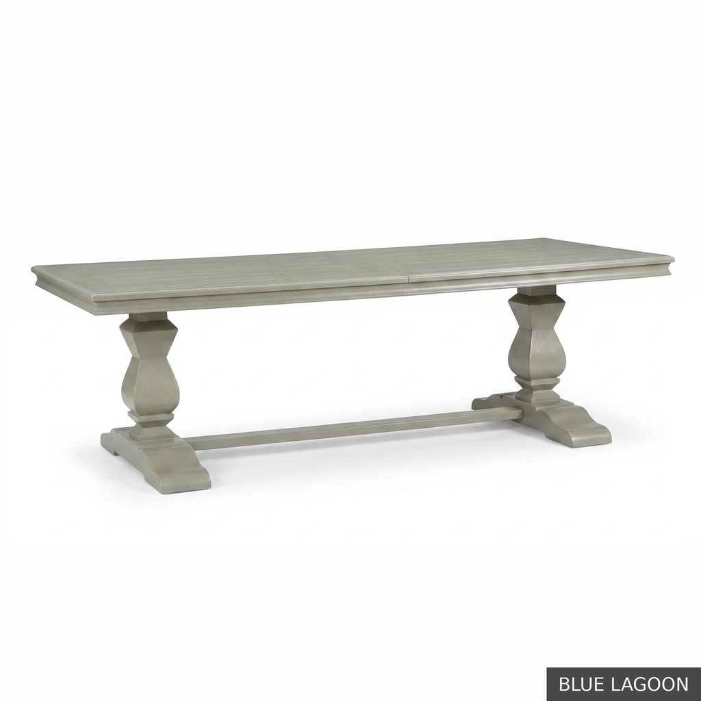 [EUR: Trou-84] Troup Dining Table - 84"    / Blue Lagoon