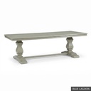 [EUR: Trou-84] Troup Dining Table - 84"    / Blue Lagoon