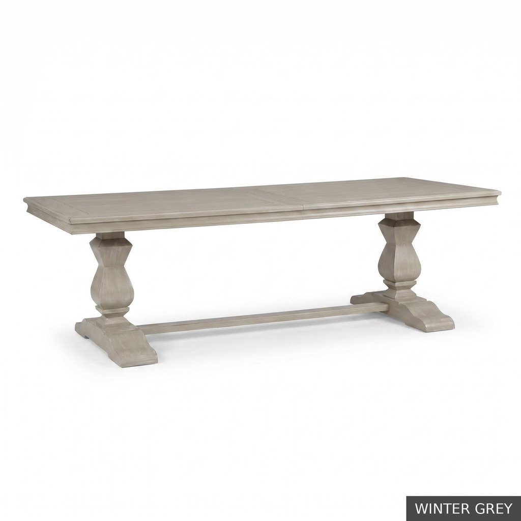 [EUR: Trou-84] Troup Dining Table - 84"    / Winter Grey