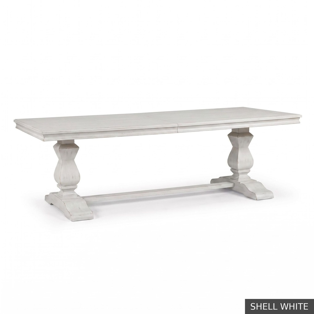 [EUR: Trou-84] Troup Dining Table - 84"    / Shell White