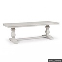 [EUR: Trou-84] Troup Dining Table - 84"    / Shell White