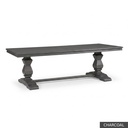 [EUR: Trou-96] Troup Dining Table - 96"  / Charcoal