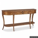 [EUR: Wind] Windsor Console / Antique Pine Stain + Gold