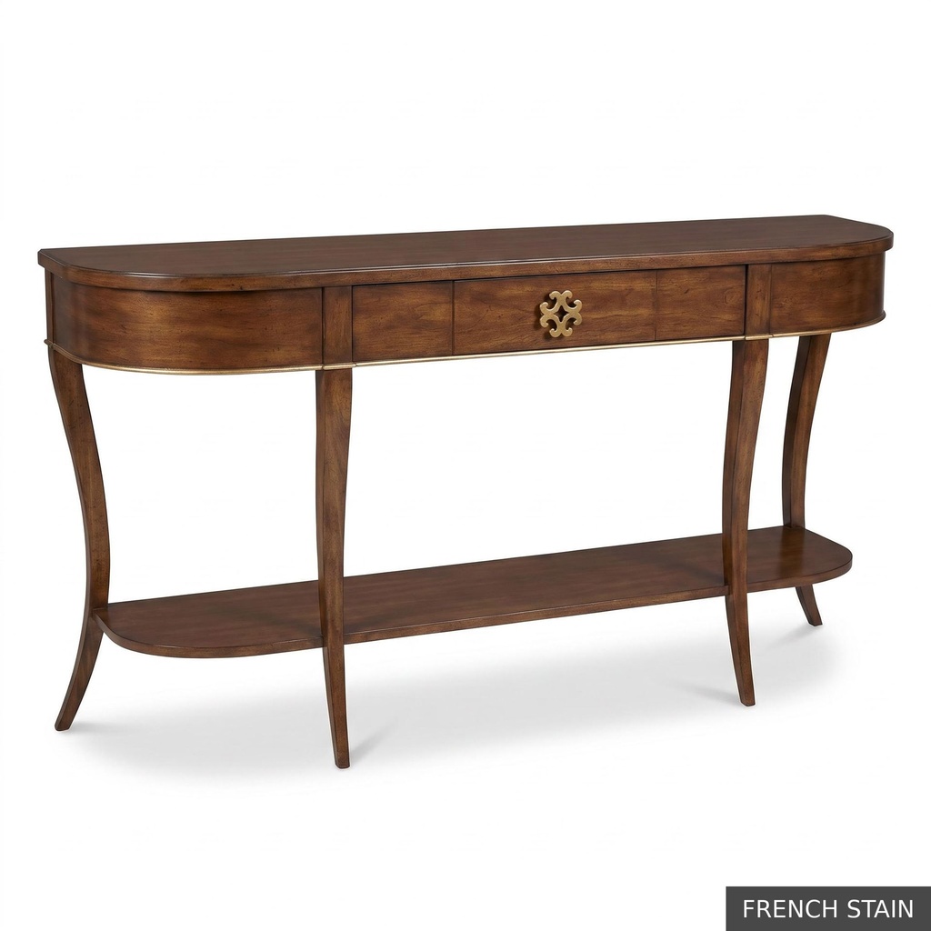 [EUR: Wind] Windsor Console / French Stain + Gold