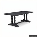 Dominique Dining Table - 84" / Wrought Iron