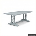 Dominique Dining Table - 84" / French Blue