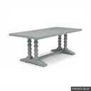 Dominique Dining Table - 96" / French Blue