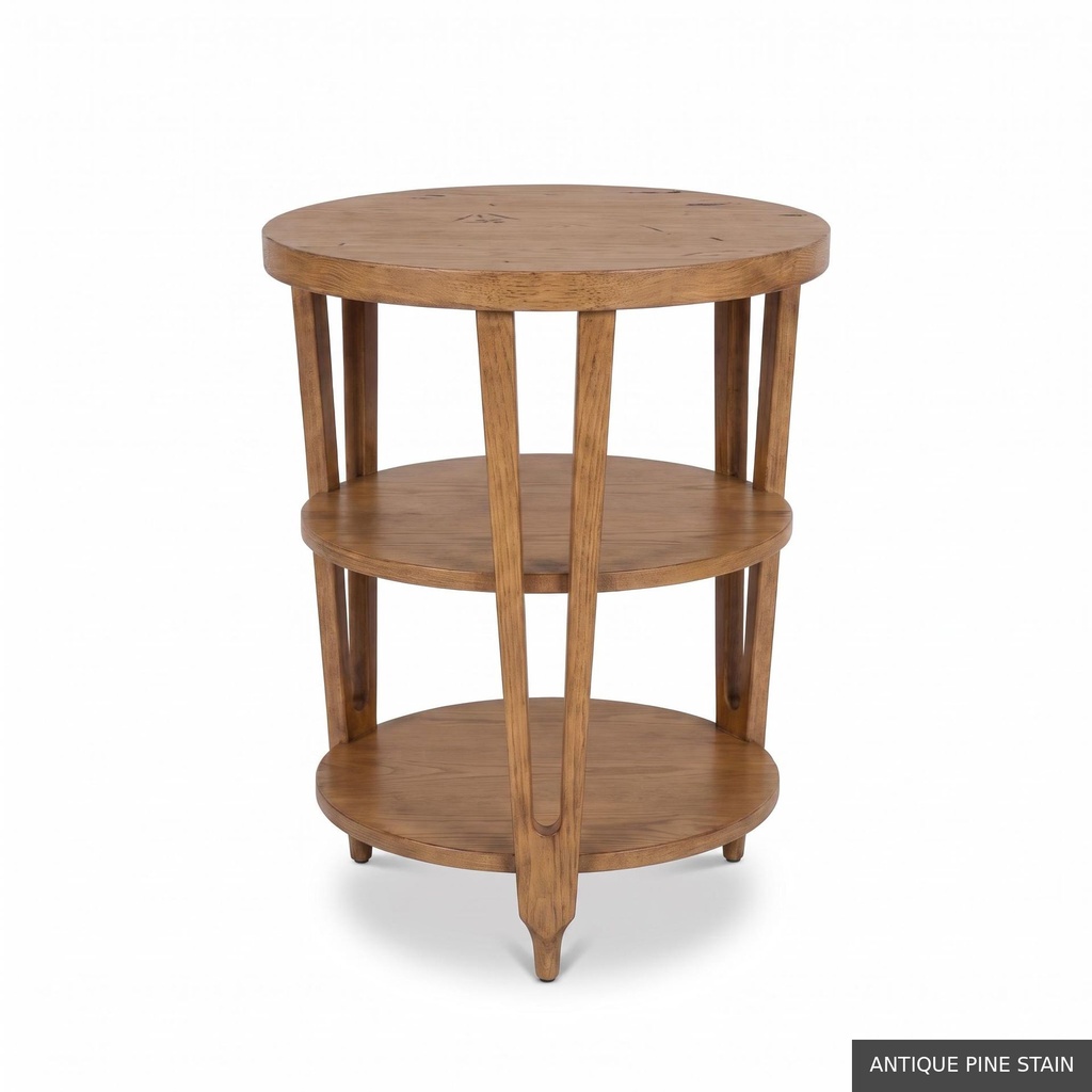 [Eur: San] Santa Cruz Side Table / Antique Pine Stain