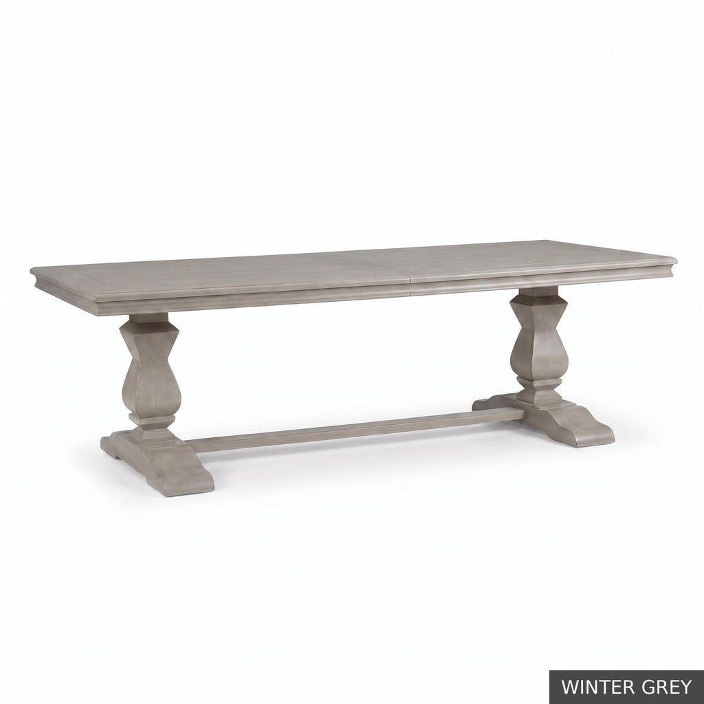 [EUR: Trou-96] Troup Dining Table - 96"  / Winter Grey