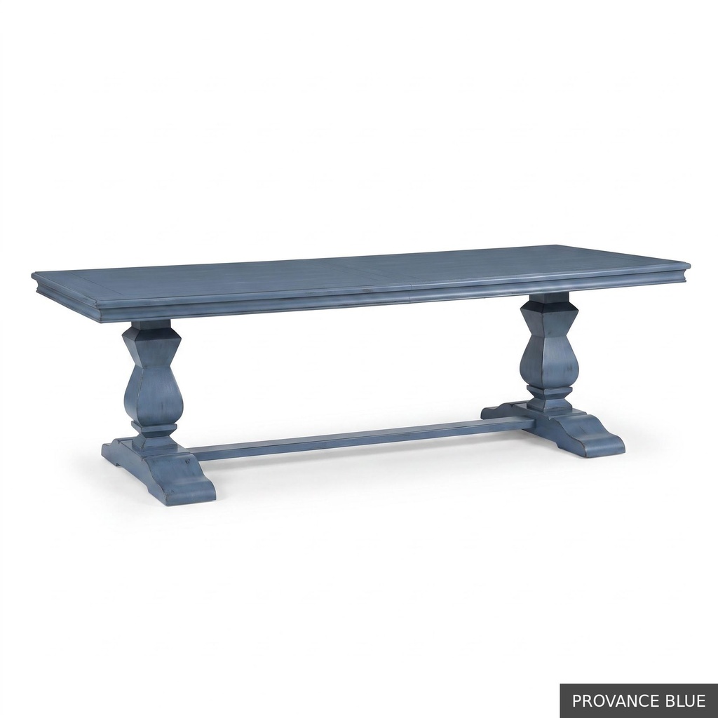 [EUR: Trou-96] Troup Dining Table - 96"  / Provance Blue