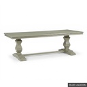[EUR: Trou-96] Troup Dining Table - 96"  / Blue Lagoon