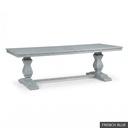 [EUR: Trou-96] Troup Dining Table - 96"  / French Blue
