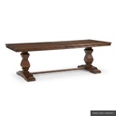 [EUR: Trou-96] Troup Dining Table - 96"  / French Stain ( Standard )